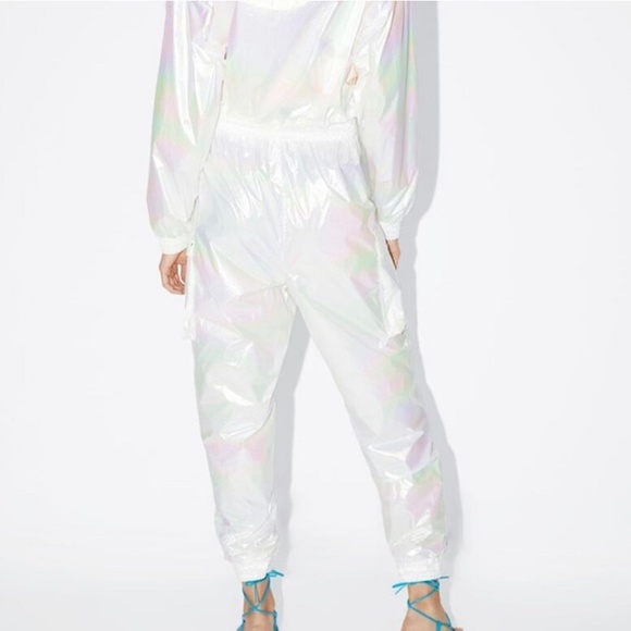 ZARA Iridescent-Effect Track Suit - Picture 9 of 16